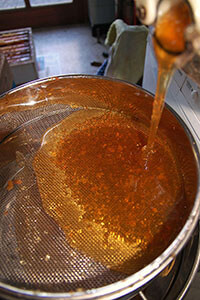 filtering honey colloid separate phases