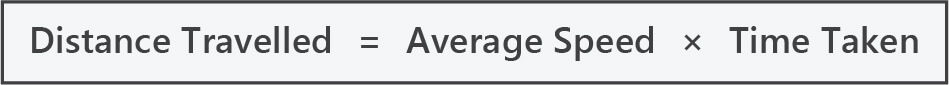 calculating distance travelled formula
